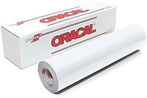 Oracal 651 Matte White Vinyl Roll for Craft and Vinyl Sign Cutters