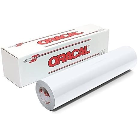 Oracal 651 Matte White Vinyl Roll for Craft and Vinyl Sign Cutters