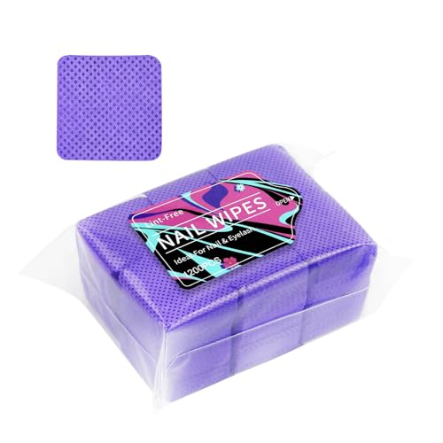 Toallitas Para Quitar Pelusas 1200 Uds. Almohadillas Quitaesmaltes Pegamentos Para Extensiones De Pestañas Suaves Y Absorbibles Toallitas Limpiadoras Almohadillas Quitaesmaltes