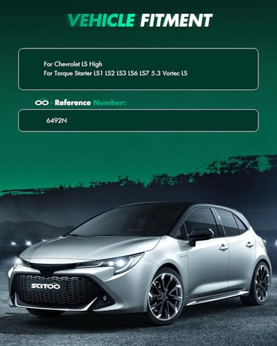 Image of SCITOO Starters New Fit for Chevrolet LS High Torque Starter LS1 LS2 LS3 LS6 LS7 5.3 Vortec LS