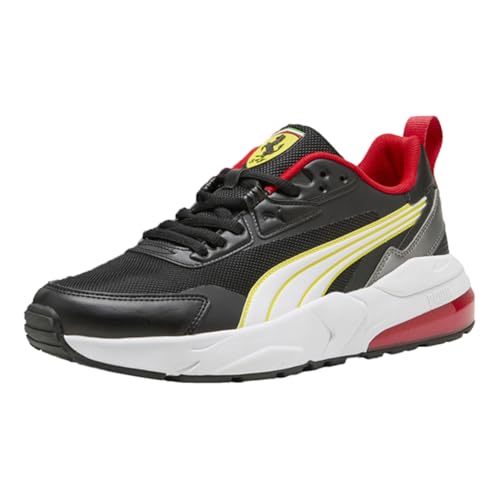 PUMA Mens Scuderia Ferrari Vis2k Lace Up Sneakers Shoes Casual - Black2