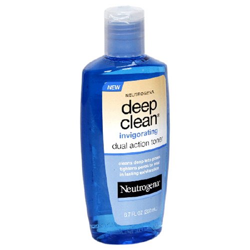 Neutrogena Deep Clean Invigorating Dual Action Toner, 6.7 Ounce (Pack of 3)