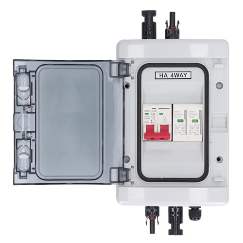 PV Combiner Box, Solar Photovoltaic Combiner Box, Outdoor Breaker Box with DC500V 32A for Solar...
