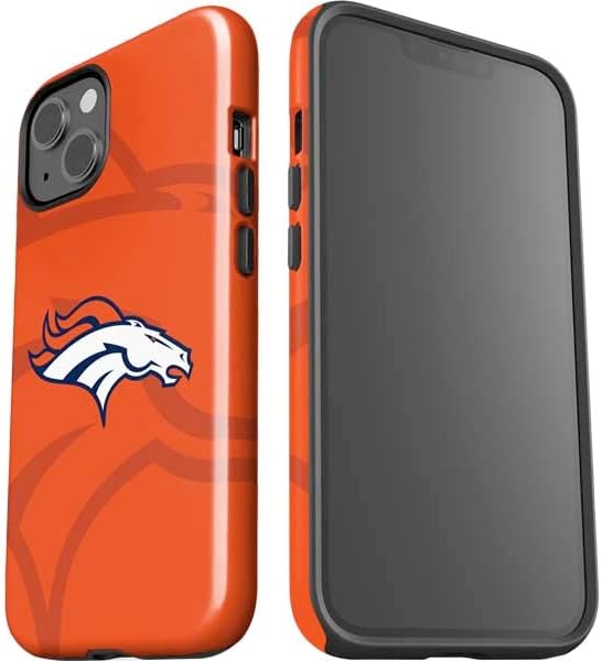 Skinit Impact Phone Case Compatible with iPhone 14 - Officially Licensed NFL Denver Broncos Double Vision Design