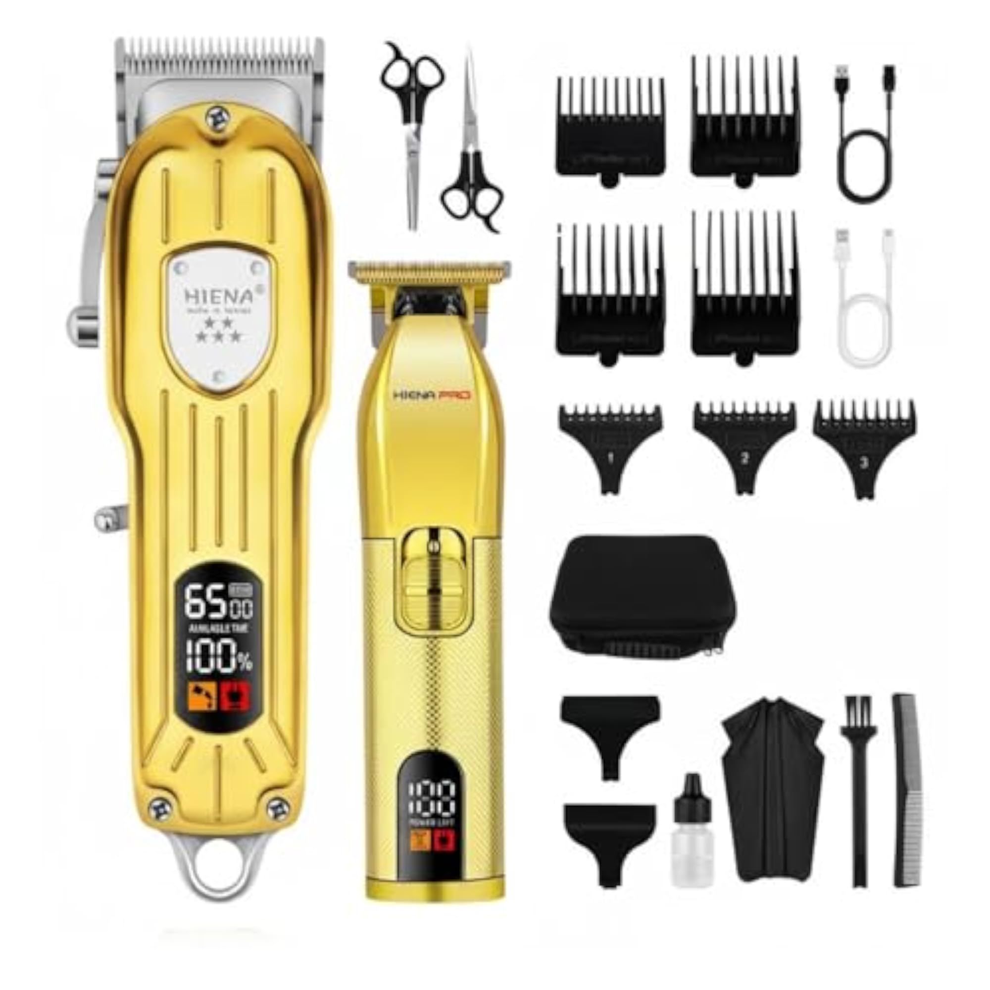Rechargeable Cordless Hair Clipper Kit for Barbers