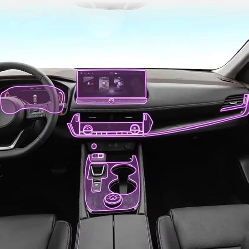 Écran LCD PPF et film protection console pour voiture Nissan X-Trail Rogue 2021