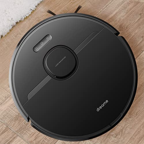 Dreame D9 Mistral Pro - Aspirateur Robot, Modèle Européen, Navigation LiDAR, Batterie 150 Minutes, Compatible Alexa, Gommage et Aspirateur Noir - Image 4