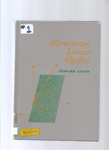 Elementary Linear Algebra view 2