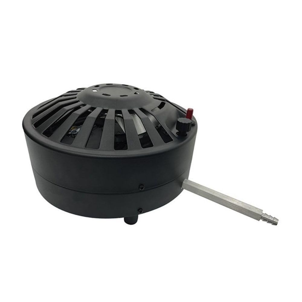 Brasero de Gas - Heliox - Bajo Consumo - Encendido rápido - Gran Capacidad calórica - Compatible con Propano, Butano y Mixtos - Potencia 1.1 kW - Sistema ODS y Apagado Automático - Compacto y Seguro