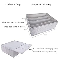 SIMPLE JOY® BH Organizer Modul des PAX75 & PAX100 Organizers für IKEA 4Fach – Ansicht 3