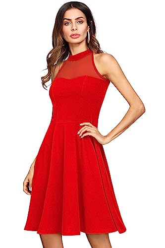 Image of ILLI LONDON Women's A-LINE MESH Knee Length Dress