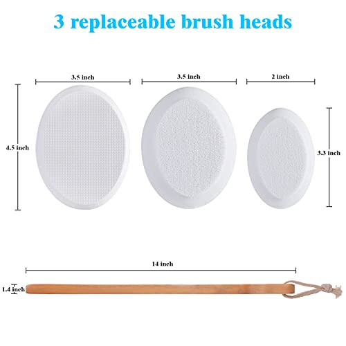 Creamify Lotion Applicator For Your Back, Lotion Applicators, Long Wooden Handle With Replaceable Brush Head, Easy Reach For Bath, Skin Cream, Tanning #TOP5