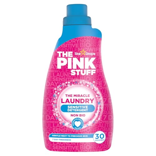 The Pink Stuff Stardrops Sensitive Non-Bio Laundry Liquid 960ml