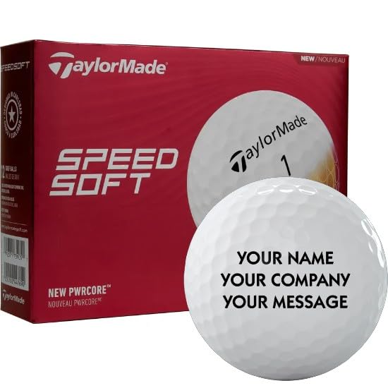 Taylormade SpeedSoft Personalized Golf Balls