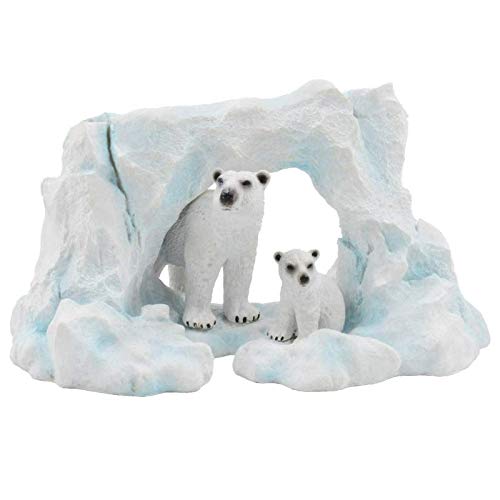 HERITAGE BM217 AQUARIUM FISH TANK POLAR BEAR ICE CAVE ORNAMENT DECORATION 22CM