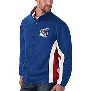 G-III New York Rangers Power Forward NHL Veste de survêtement Bleu, bleu, XXL