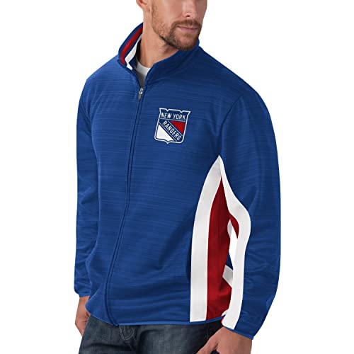 G-III New York Rangers Power Forward NHL Veste de survêtement Bleu, bleu, S