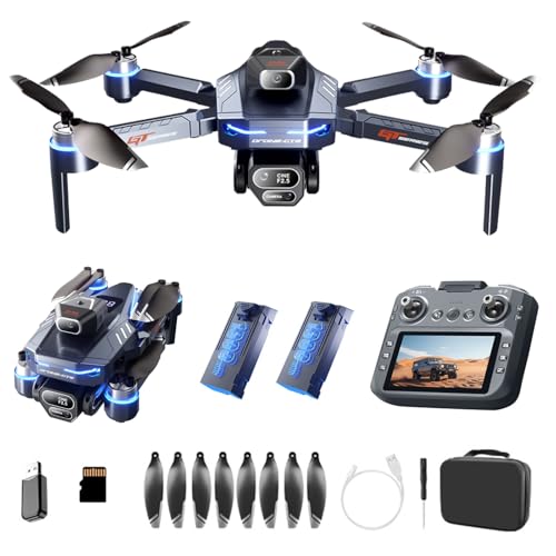 Drone with HD Dual Cameras, Foldable Mini Drones...