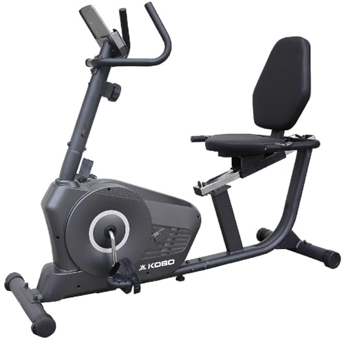 Kobo Magnetic Recumbent Exercise Bike for Fitness with Adjustable Seatmagnetic Resistancehand Pulse...