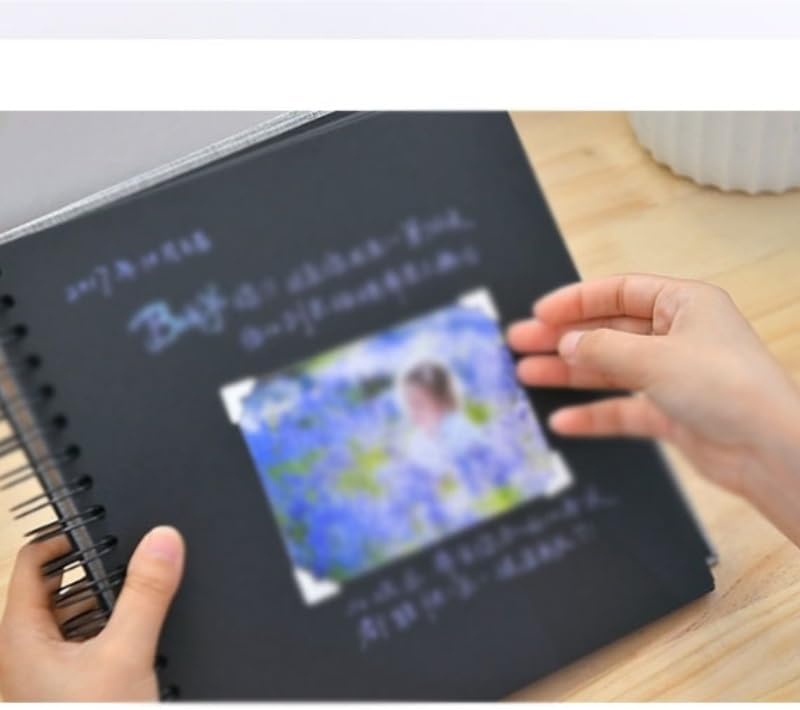 Travel Growth Commemorative Book ﻿ Photo Album Commemorative Stickers Manual DIY Handmade Commemorative Album Applicable to Photos, Receipts, Star Cards, etc(Natural)