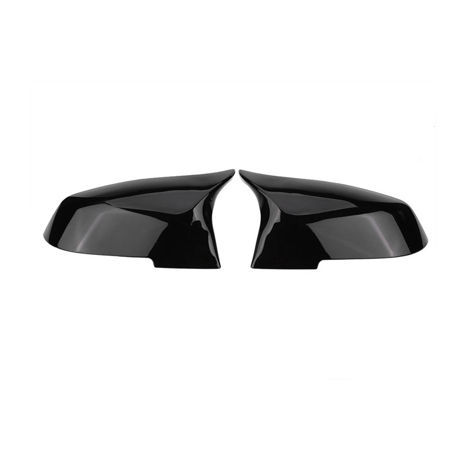 Spiegelkappen Voor Bmw X1 U11 U12 2023 2024 Auto Ox Hoorn Zijspiegel Cover Achteruitkijkspiegel Wing Mirror Shell Carbon Fiber Glanzend Zwart(CF Look LHD