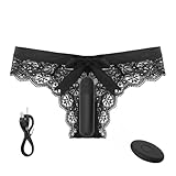 LZMYZ Spitzenhöschen kabelloser Vibrator mit 10-Frequenz-Vibration mit Fernbedienung...
