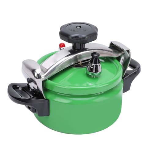 Olla a Presión, Olla a Presión de Doble Fondo de Aleación de Aluminio, Olla a Presión Fácil de Abrir y Cerrar para Estufa de Gas (2L)