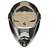 ScorpionEXO AT960 Modular Adventure Street Motorcycle Helmet with Bluetooth Ready Speaker Pockets DOT ECE Approved Topographic (Sand Large)
