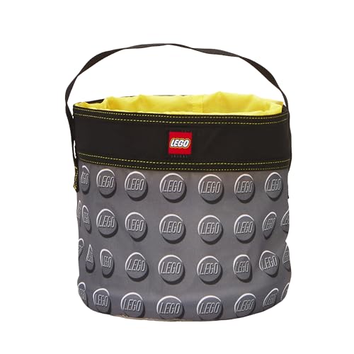 LEGO STORAGE CINCH BUCKET - GREY