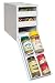 YouCopia MiniStack 12-Bottle Spice and Vitamin Organizer, White