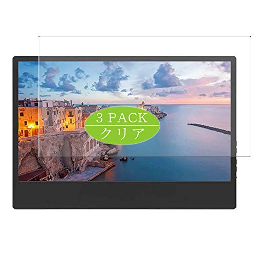 Vaxson 3 Stück Schutzfolie kompatibel mit GeChic On-Lap M505E M505T 15.6" Display Monitor, Displayschutzfolie Bildschirmschutz Blasenfreies [nicht Panzerglas]