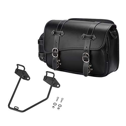 Sacoche latérale moto 15L étanche en cuir PU pour Rebel 500 CMX500 et Yamaha