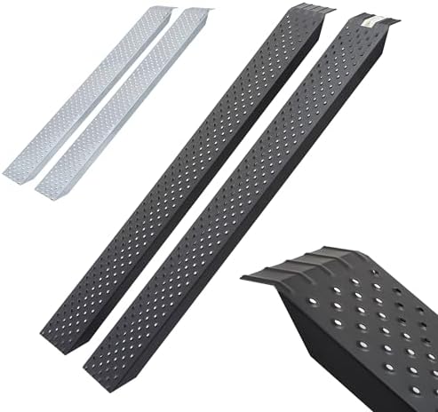 Arebos 2X drive-on ramp | motorbike loading ramp | galvanised steel ...