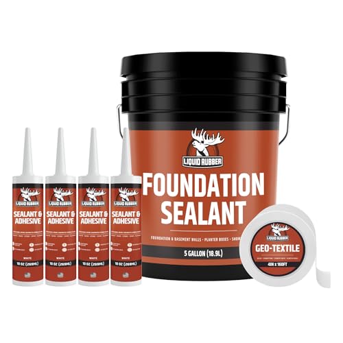 Liquid Rubber Foundation Waterproofing Kit