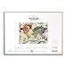 Galison Winged Metamorphosis – 1000 Piece Wendy Gold FOIL Jigsaw Puzzle Featuring Beautiful Artwork of A Butterfly Inspired World Map