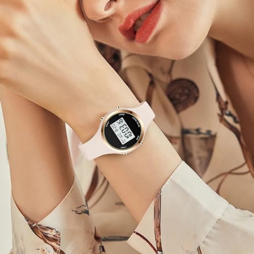 Image of XCZAP Outdoor Sport Watches Alarm Clock Waterproof LED Digital Watch (O-Off White-01)