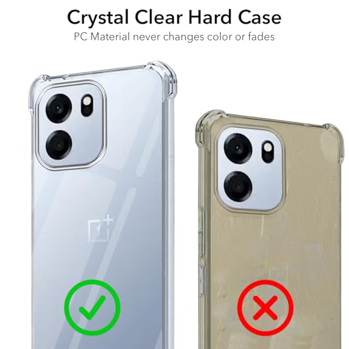 Image of Jkobi Shockproof Crystal-Clear Back Cover for Oneplus Nord CE 6 (Magsafe Wireless Support | Drop & Camera Protection | Hard Polycarbonate)