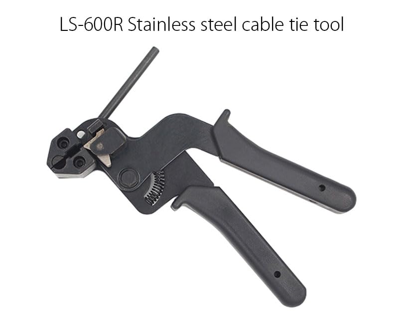 Herramienta de apriete de alambre de acero inoxidable para ataduras de cables para alicates de pistola de corbata, dispositivo de tensión de ajuste automático LS-600R