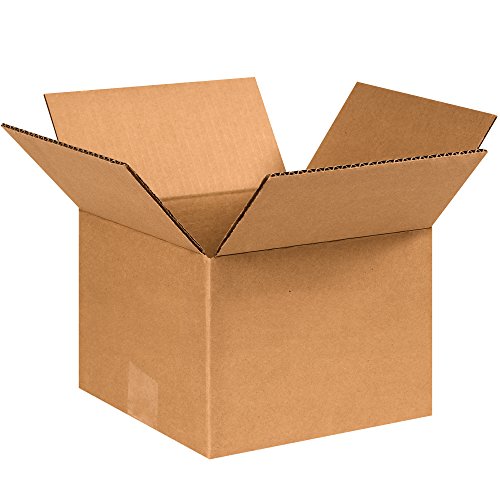 Image of PARTNERS BRAND 8x8x6 Corrugated Boxes, Small, 8L x 8W x 6H, Pack of 25 | Shipping, Packaging, Moving, Storage Box for Home or Business, Strong Wholesale Bulk Boxes