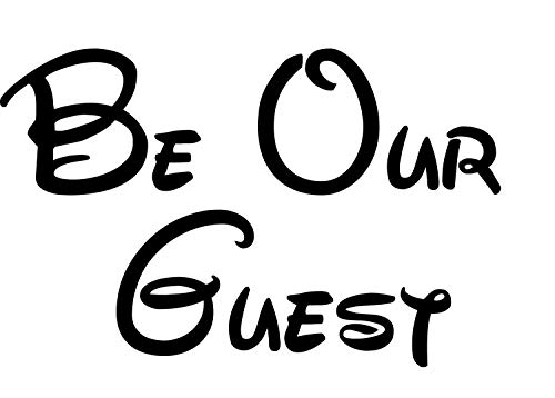 Amazon Com Best Design Amazing Disney Decor Disney Decals Be Our Guest Bedroom Wall Decals Mickey Bedroom Decor Disney Signs Disney Wall Quotes Guest Room Decor Made In Usa Baby