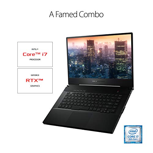 ASUS ROG Zephyrus S Thin and Portable (2019) Gaming Laptop, 15.6” 240Hz G-SYNC FHD IPS, GeForce RTX 2070, i7-9750H, 16GB DDR4 RAM, 1TB PCIe Hyper Drive SSD, Per-Key RGB, Windows 10 Pro, GX502GW-XB76