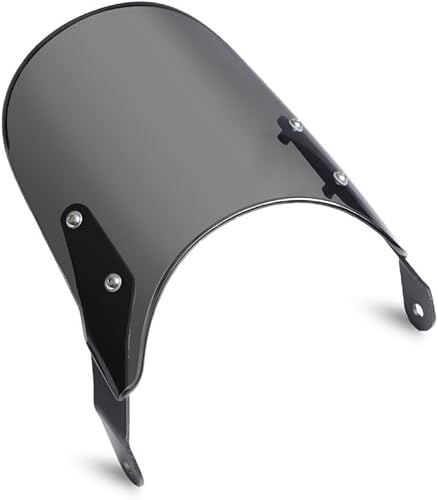Parabrisas compatible con Scrambler 900 1200XCXE Thruxton 1200R Speed Street Twin Motocicleta Faro Deflector de viento