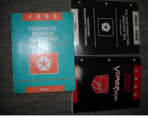 Amazon.co.jp: 1995 Dodge Viper RT/10 Service Repair Shop Manual SET