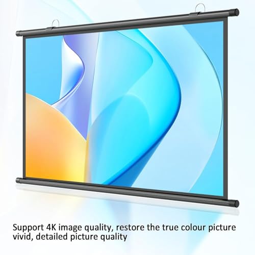 Pantalla manual para proyector 72 pulgadas 4:3 HD miniatura 2
