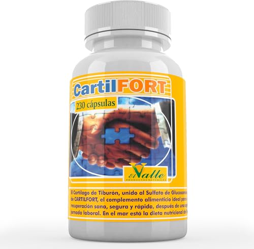 El Valle Cartilfort (Cart.Tiburon+Sulf.Glucosamina) 230Cap. 1 unidad 300 g