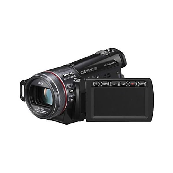 Panasonic HDC-SD300 EG-K Full HD-Camcorder (SD/SDHC-Card, 12-fach opt. Zoom, 6,9 cm (2,7 Zoll) Display) schwarz