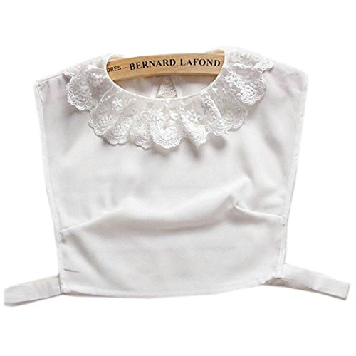 Joyci Peterpan Fake Collar Half Blouse Dickey Collar Detachable False Collar (b)