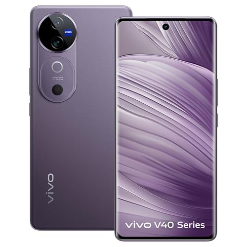 Image of vivo V40 5G (Lotus Purple, 8GB RAM, 128GB Storage) with No Cost EMI /Additional Exchange Offers