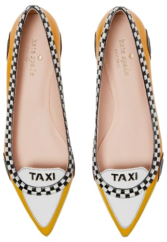 kate spade new york Women's Gogo Taxi Flat Ballet, High Noon Multi, 7.53