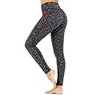 Ewedoos Women's Yoga Pants with Pockets - Leggings with Pockets, High Waist Tummy Control Non See-Through Workout Pants